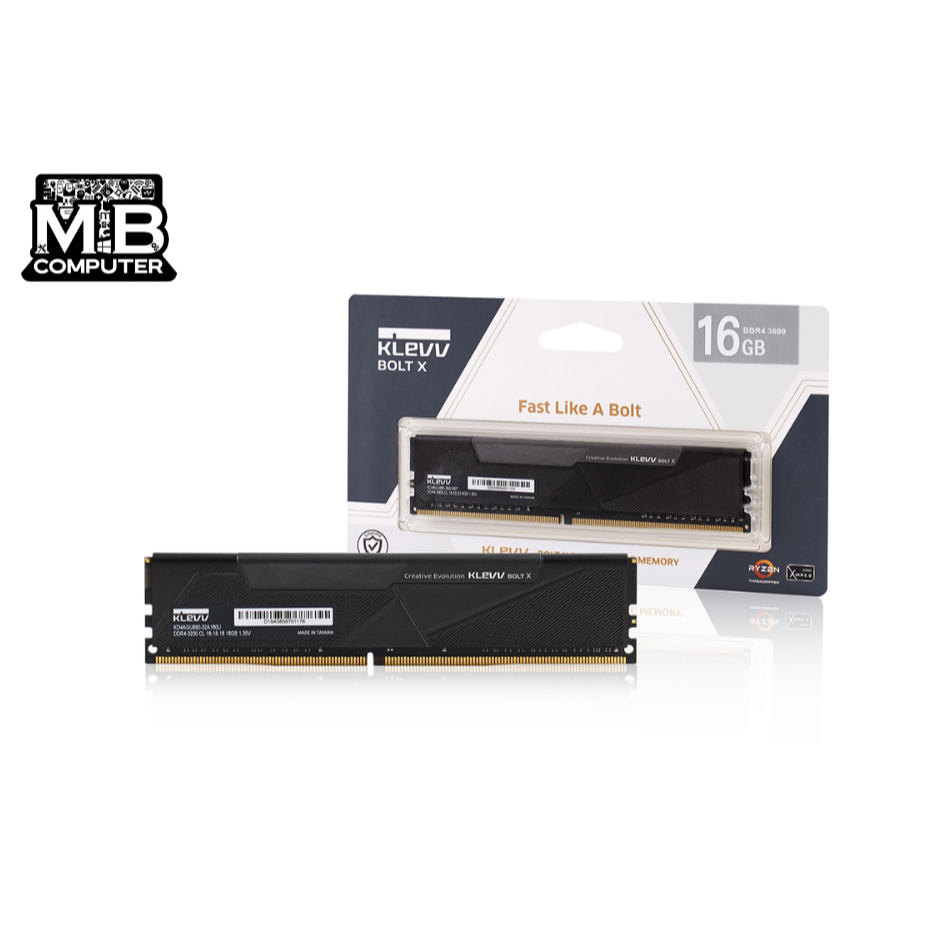 KLEVV BOLT X DDR4 OC Gaming MEMORY - 16GB 3200MHz