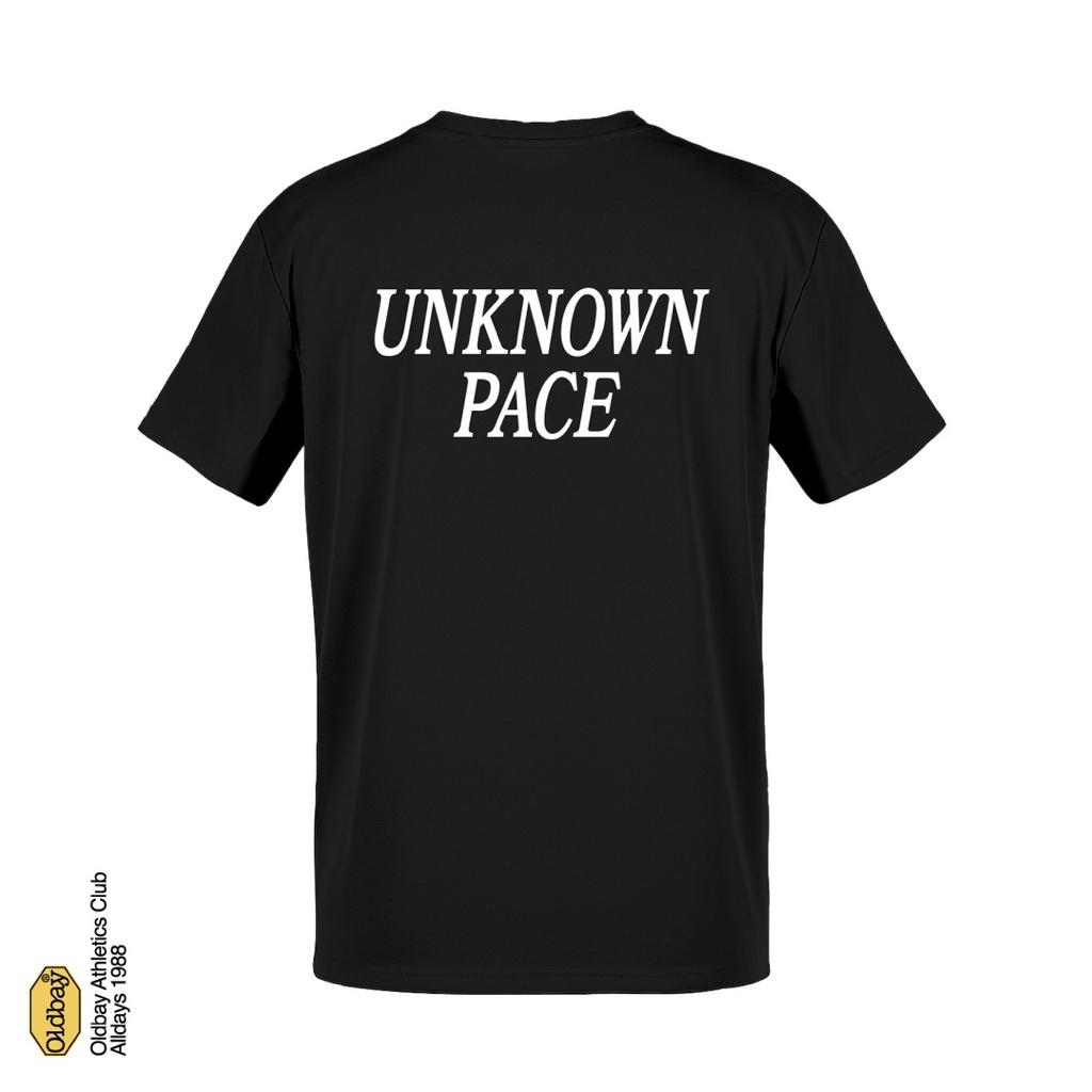 OLDBAY SPORT RUNNING SHIRT เสื้อวิ่งลาย " UNKNOWN PACE“