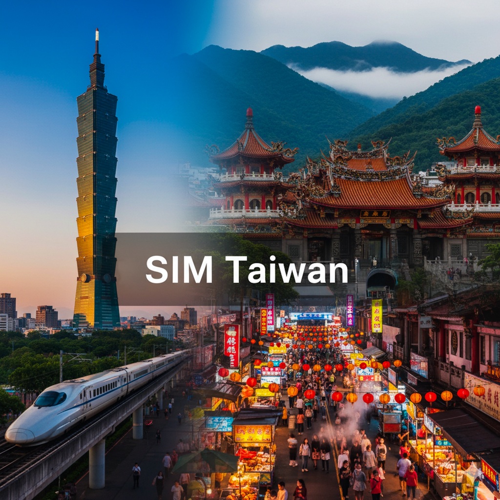 Million Connect SIM To Taiwan ซิมท่องเที่ยวประเทศไต้หวัน/แพ็คเกจรายวัน/ความเร็ว4/5G