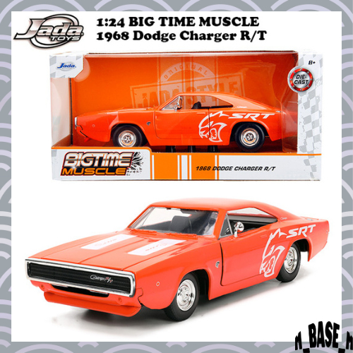 จัดส่งตรงจากญี่ปุ่น ของแท้ รุ่นลิมิเต็ด 🚗 JADATOYS BIG TIME MUSCLE 1968 Dodge Charger R/T ขนาด 1:24