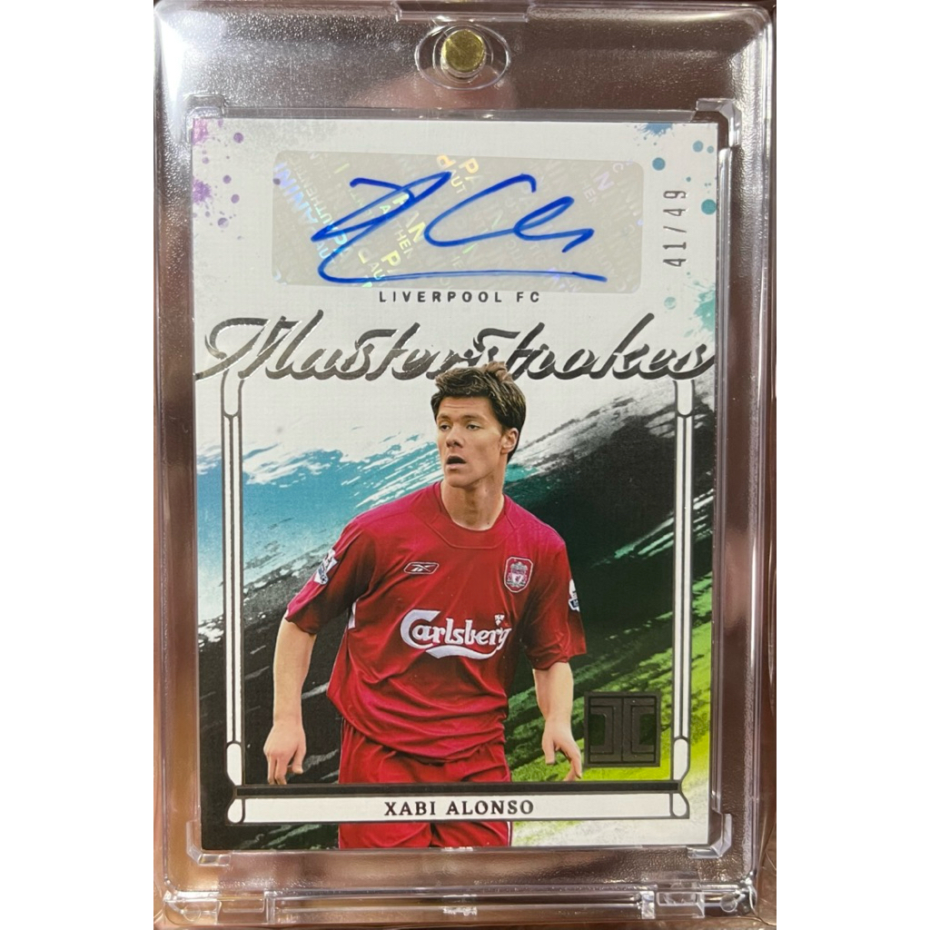 Xabi Alonso /49 (Liverpool FC) Panini Impeccable Premier League 2024-2025 การ์ดหนา 100PT สวยงามมาดๆค