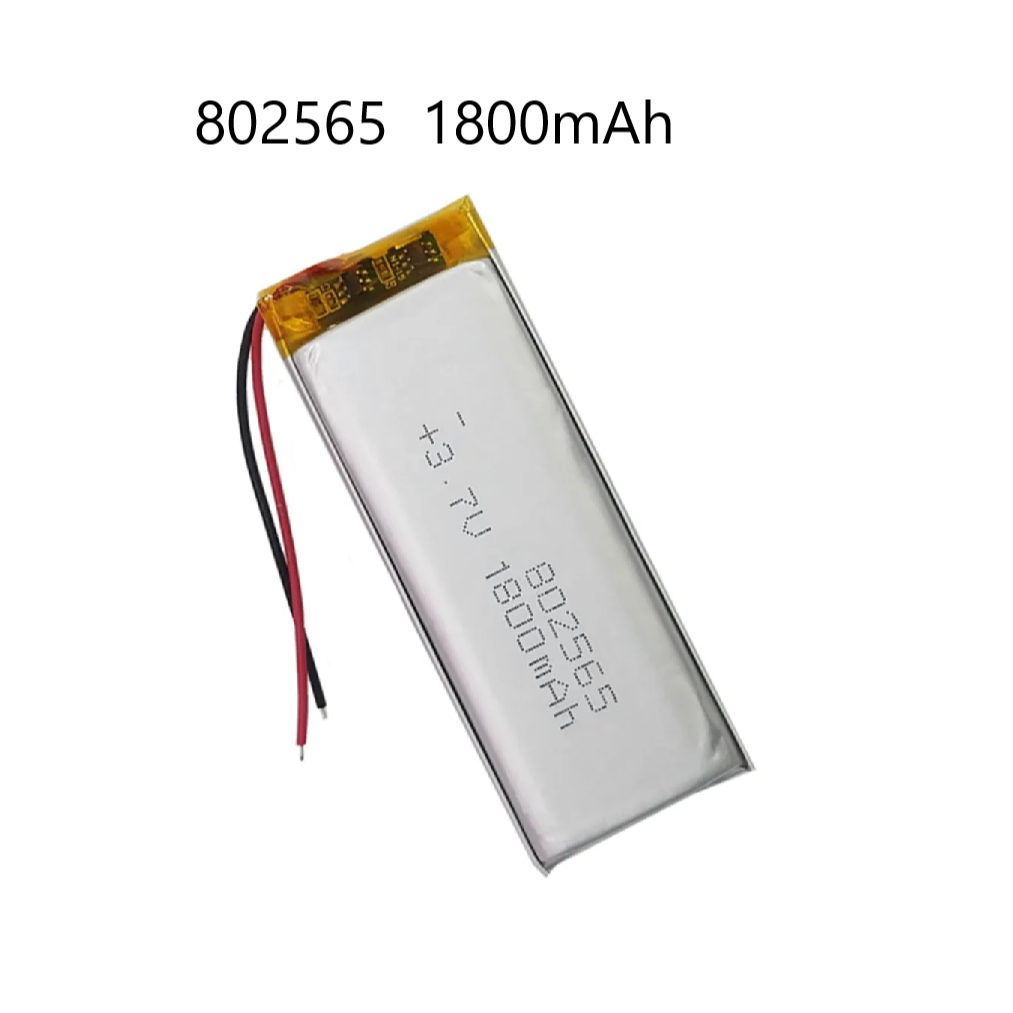 3.7V 1800mAh 802565  Battery For MAXTORIDE M3 Motorcycle helmet Bluetooth earphone driving recorder