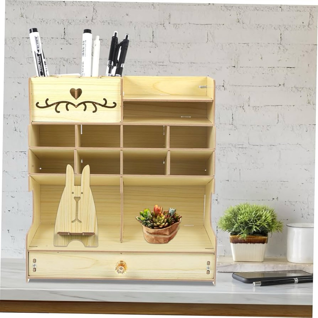 ชั้นไม้ใส่ปากกา finext