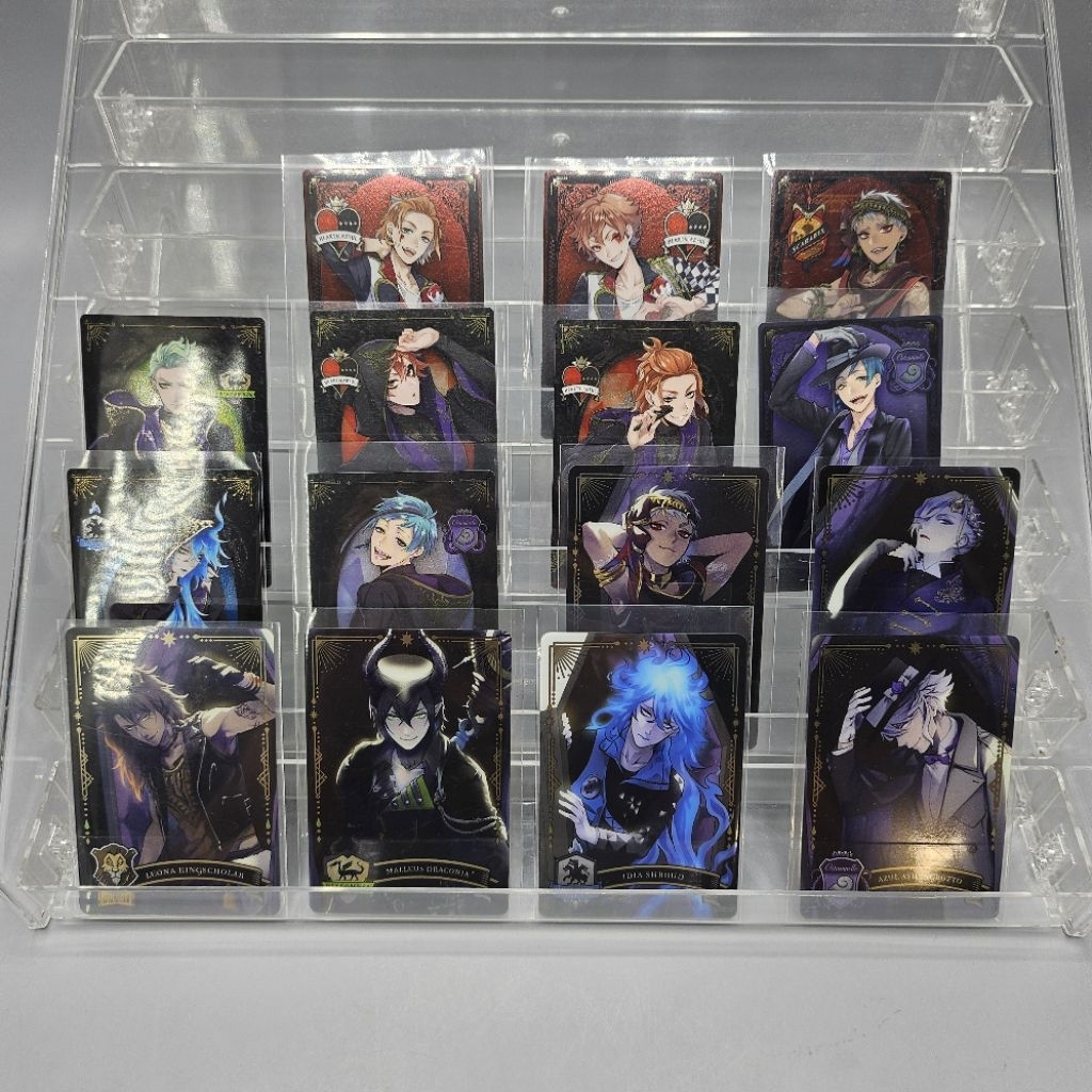 (set 2/แท้✅️) ของสะสม อนิเมะ การ์ด twisted wonderland ทวิสเต็ด leona idia riddle malleus zebek อิเดีย มาเลอุส มัลเลอุส