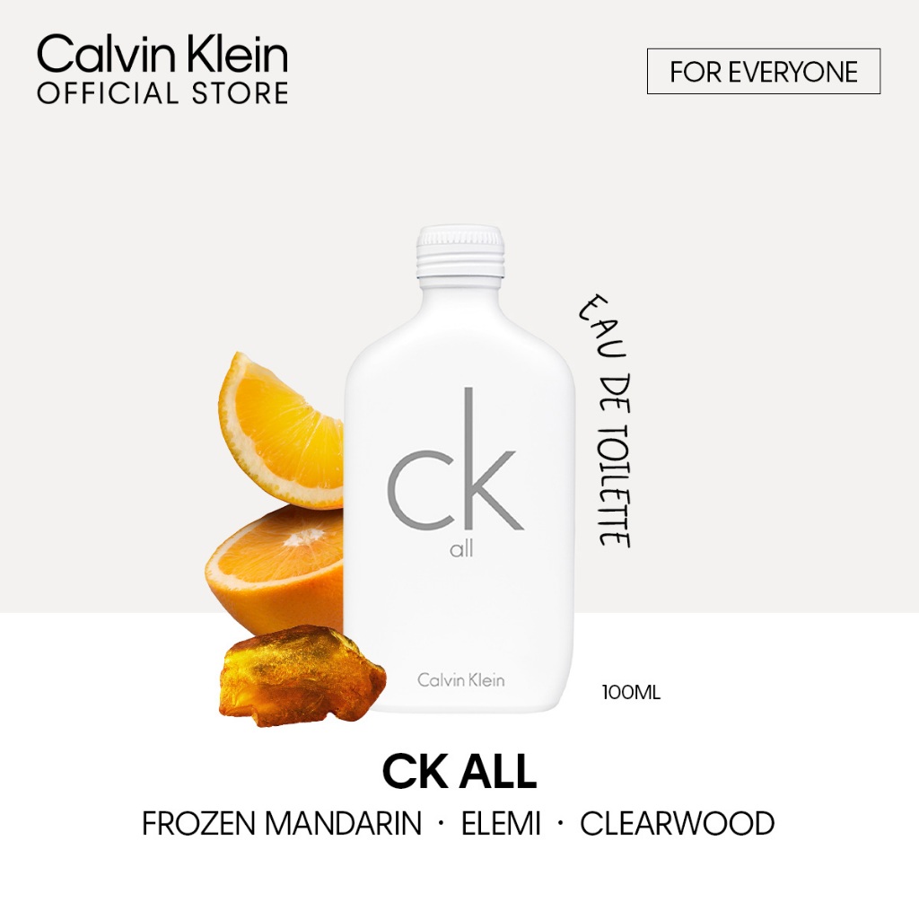 Calvin Klein CK All Eau De Toilette 100ml - EDT For Everyone (Unisex Perfume) น้ำหอม ขนาด 100 มิลลิล