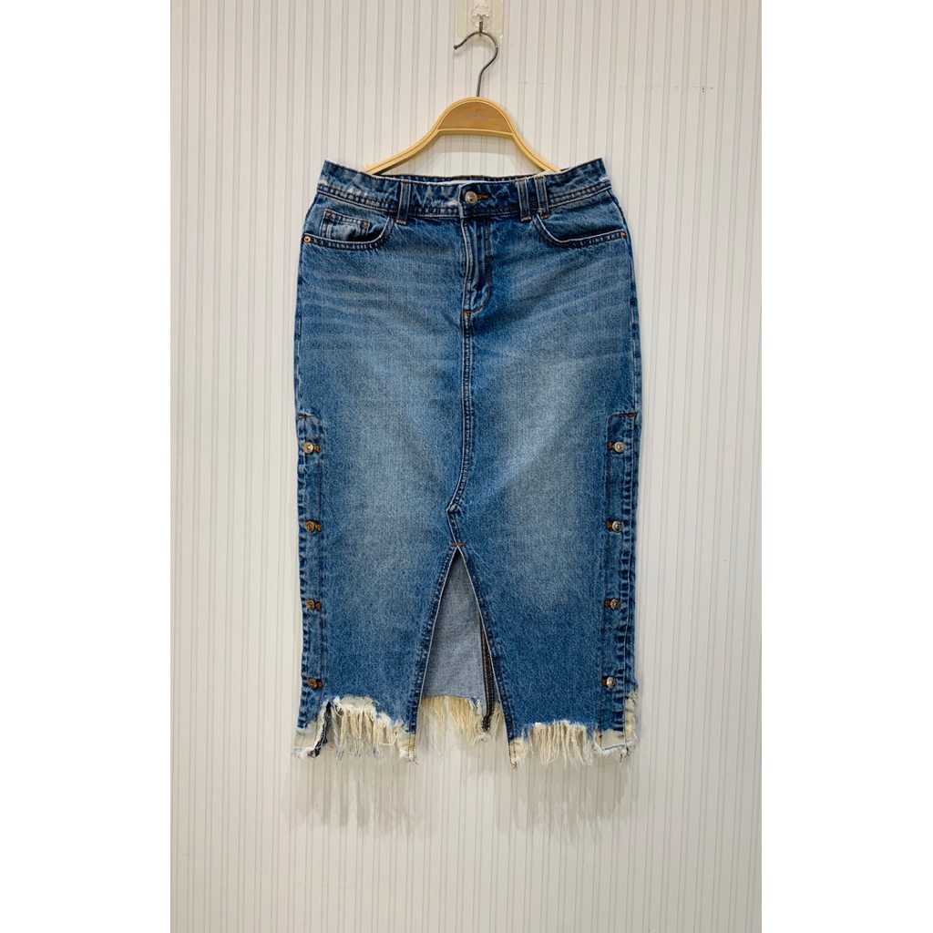 ZARA Denim Skirt กระโปรงยีนส์ ZARA แท้ 💯(มือสอง)