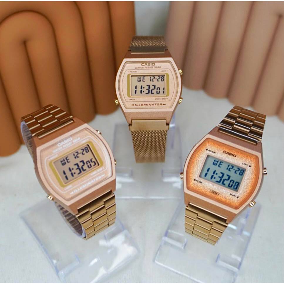 Casio Standard นาฬิกาข้อมือ รุ่น B640WB,B640WC,B640WCG (B640WB-1A,B640WC-5A,B640WMR-5A,B640WCG-5)