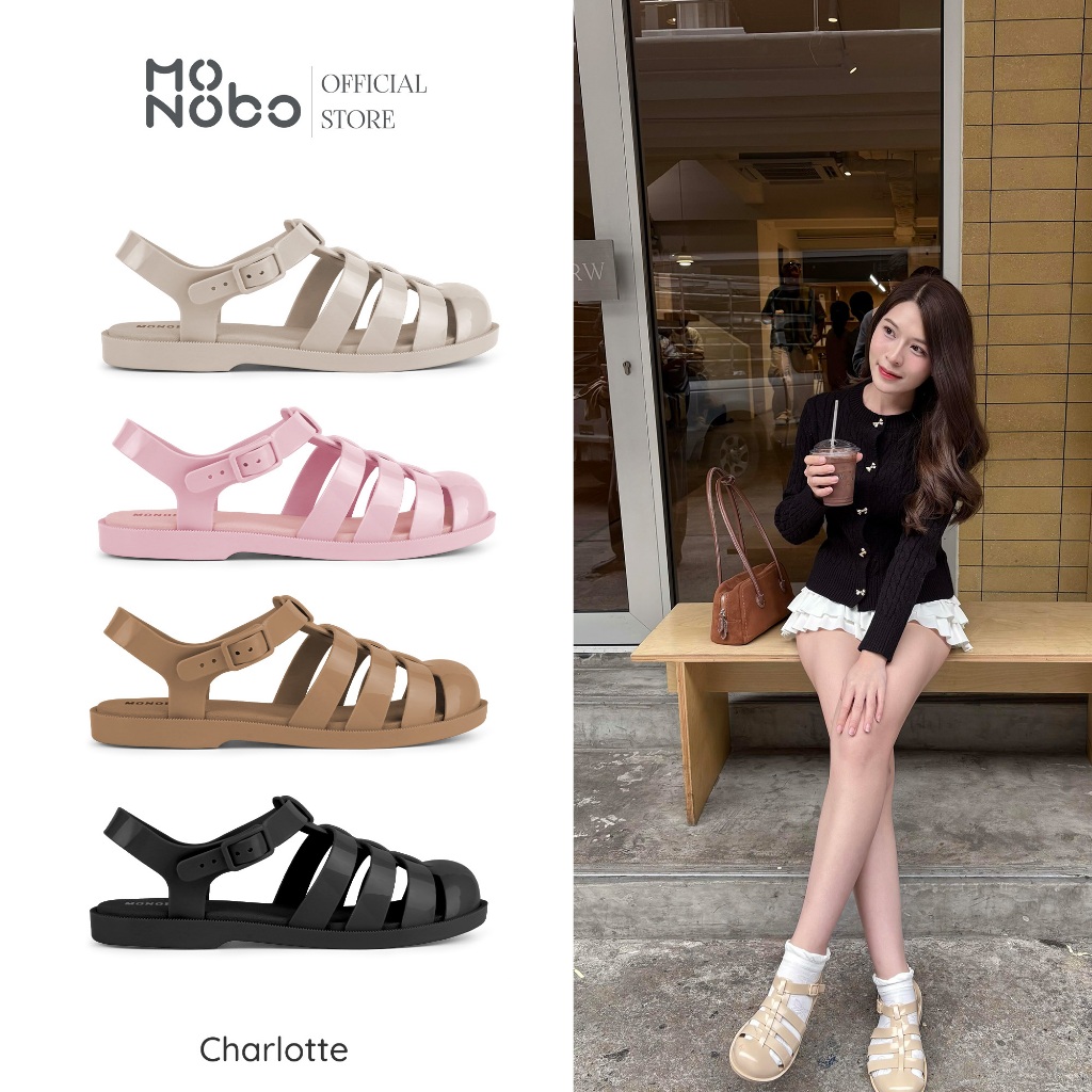 MONOBO รุ่น Charlotte รองเท้ารัดข้อ ของแท้ 100%