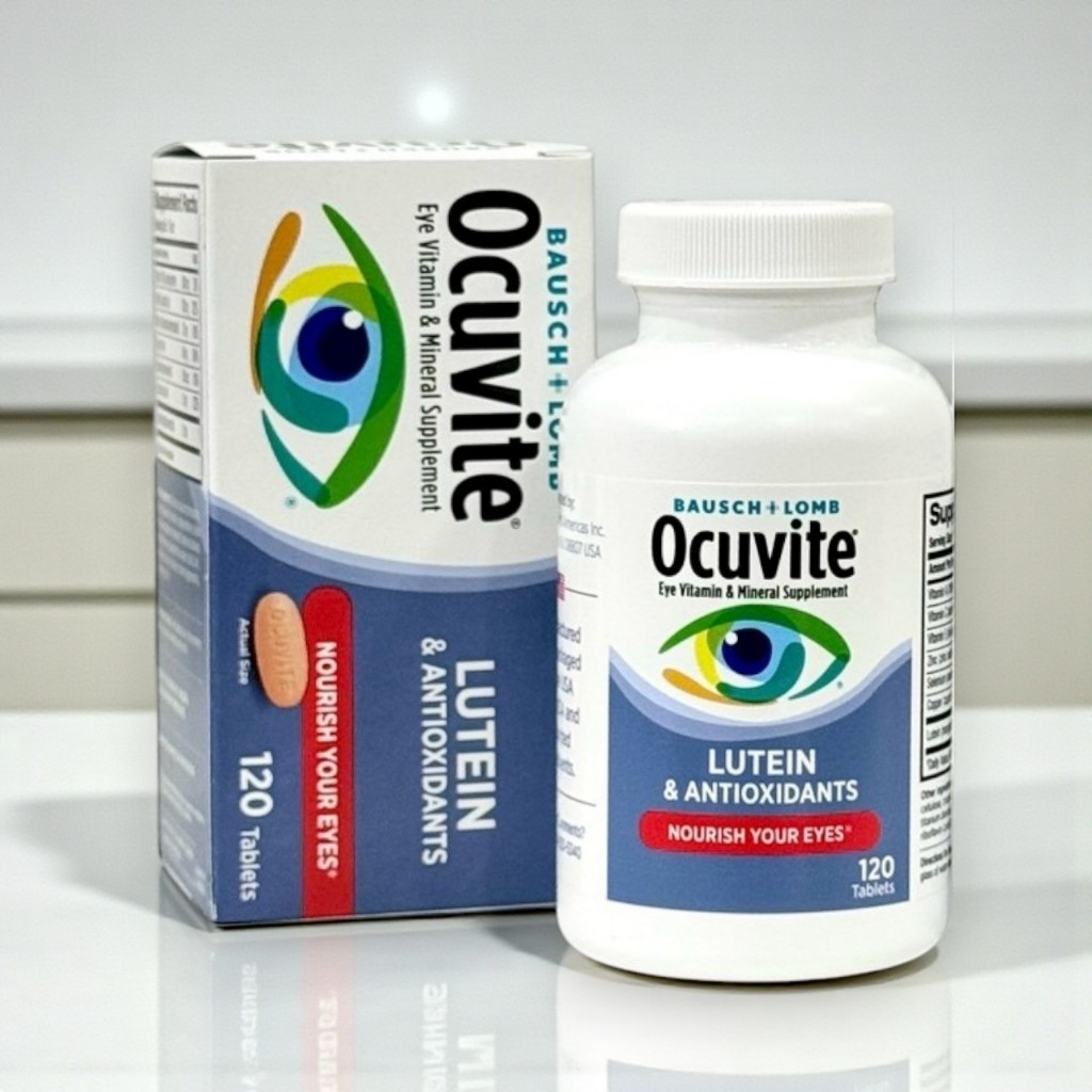 Ocuvite Lutein Eye Vitamin & Mineral Supplement วิตามินบำรุงสายตา 120 เม็ด