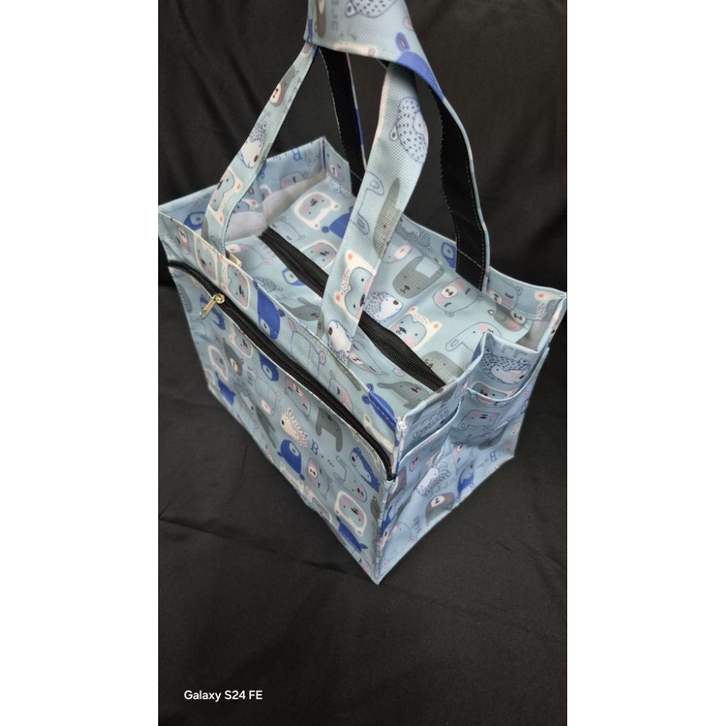 ORANO RB ออราโน่ กระเป๋าผ้าเคลือบกันน้ำ สำหรับใส่กล่องข้าวมาตราฐาน Log&Log สามารถใส่ได้ 2-3 ชั้น