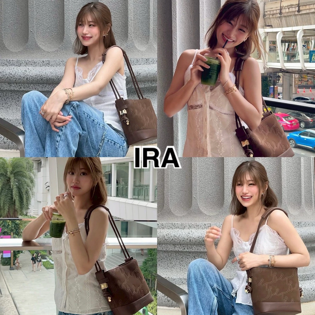 BY IRA Daria top เสื้อสายเดี่ยวลูกไม้ ผ้าดี กระดุมหน้า ดีเทลสวย
