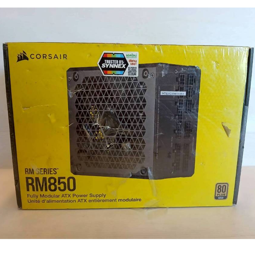 POWER SUPPLY (อุปกรณ์จ่ายไฟ) CORSAIR RM850 - 850W 80 PLUS GOLD (CP-9020196-NA)