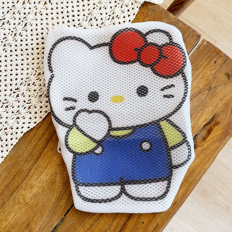 (พร้อมส่ง 🎀) Hello Kitty laundry bag ถุงซักผ้า ถุงถนอมผ้า