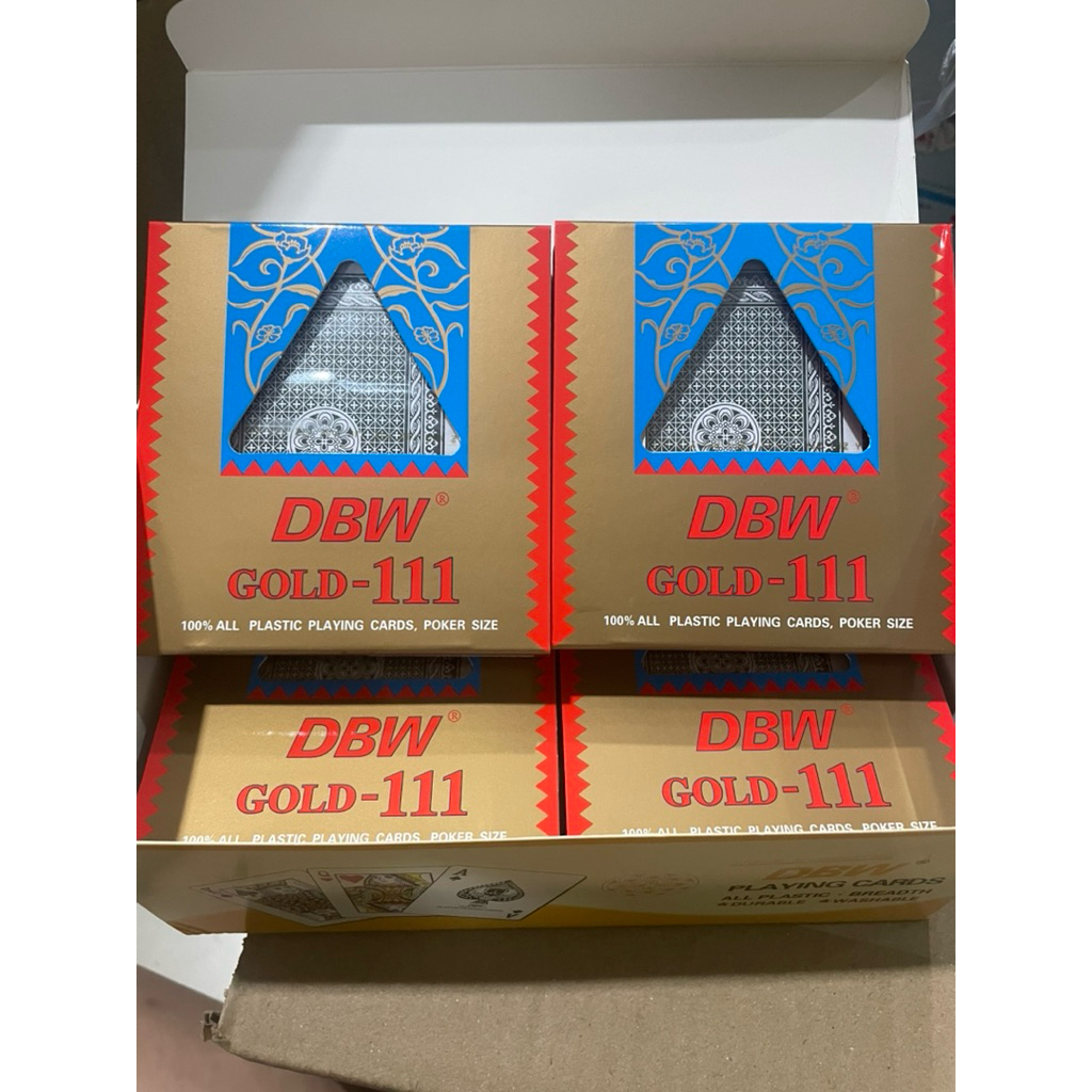 พลาสติก ขอบทอง 888 YJZ อย่างดิ (12 สำรับ)