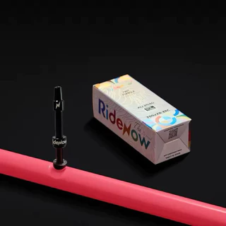 New2025 ยางในจักรยาน RideNow ROAD LIGHT TPU Inner Tube (700 x 18-32C) Black Aluminium Valve - 36g