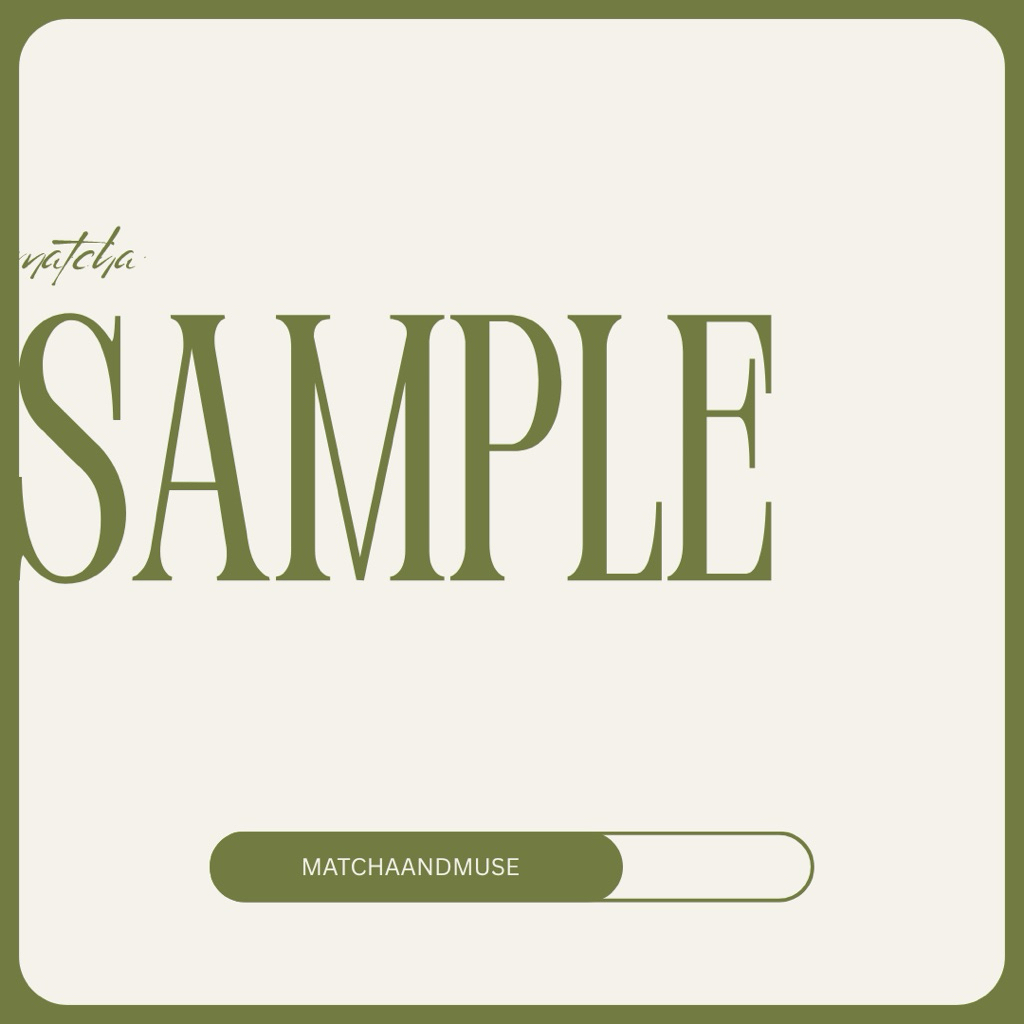 [พร้อมส่ง] Tester Matcha 5g โทนถั่ว🥜 [ตะกร้ารวม]