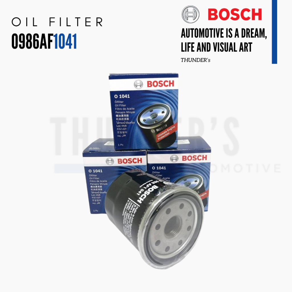 BOSCH กรองน้ำมันเครื่อง PEUGEOT 107 (PM_, PN_) 1.0 / 108  (PA_, PS_) 1.0 VTi  E149065 Oil Filter