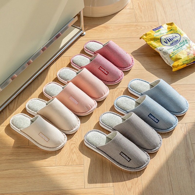 HOME818 รองเท้าใส่ในบ้าน รองเท้ากำมะหยี่  slipper สลิปเปอร์  PVC พื้นยาง กันลื่น  แนะนำเพิ่ม2ไซส์ NO.T810 พร้อมส่ง