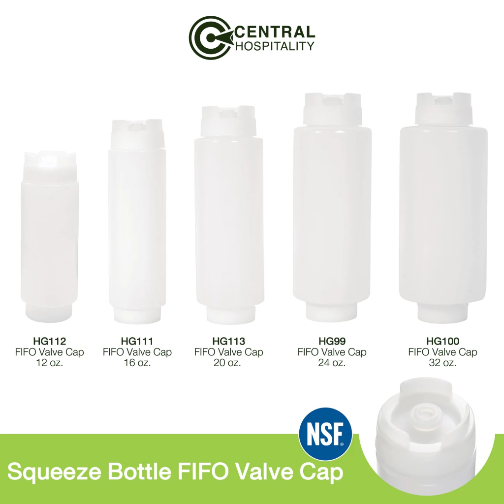 ขวดบีบ ขวดใส่ซอส ขวดใส่ของเหลว Squeeze Bottle FIFO Valve CENTRO - HG112/111/113/99/100