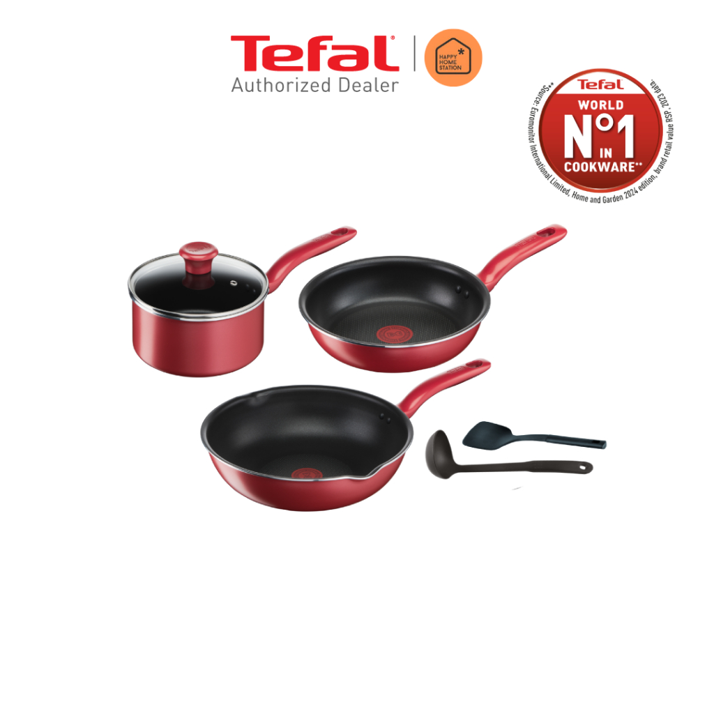 Tefal ชุดกระทะ So Chef 6 ชิ้น รุ่น G135S695 / G135S696 ( SET 6 ชิ้น )