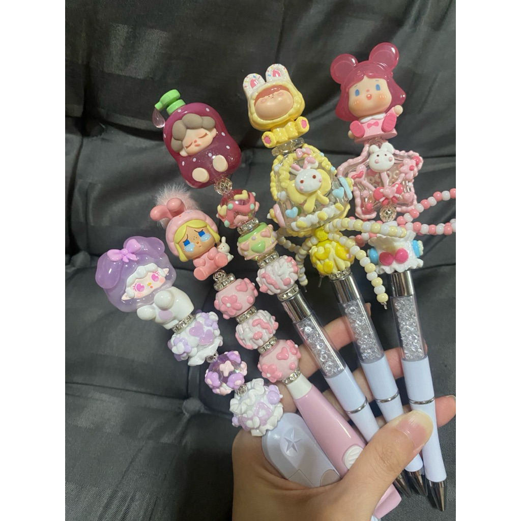 (งานDIY) ปากกา คัตเตอร์ บีน SAWA Bubble / Amlls Rabbit / Pop bean / Wendy