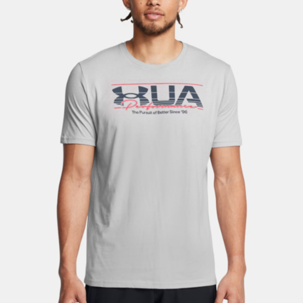 เสื้อยืด Under Armour Men’s UA Vintage Script Short Sleeve เสื้อยืด UA สินค้าแท้ 100% – โปรปัง