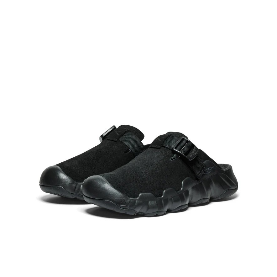 KEEN حذاء Hyperport Clog جلد — أسود — صورة 3