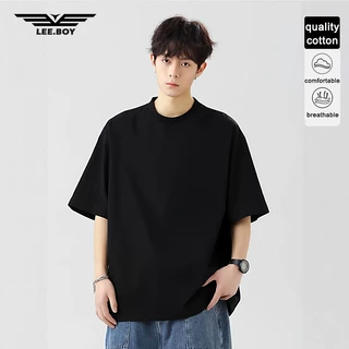 กันเหงื่อไม่ให้เห็น สีดำสนิท คุณภาพดี Unisex สไตล์เรียบง่าย 【SALE】 เสื้อยืดสีดำ เสื้อคอกลม พร้อมส่งจากกทม