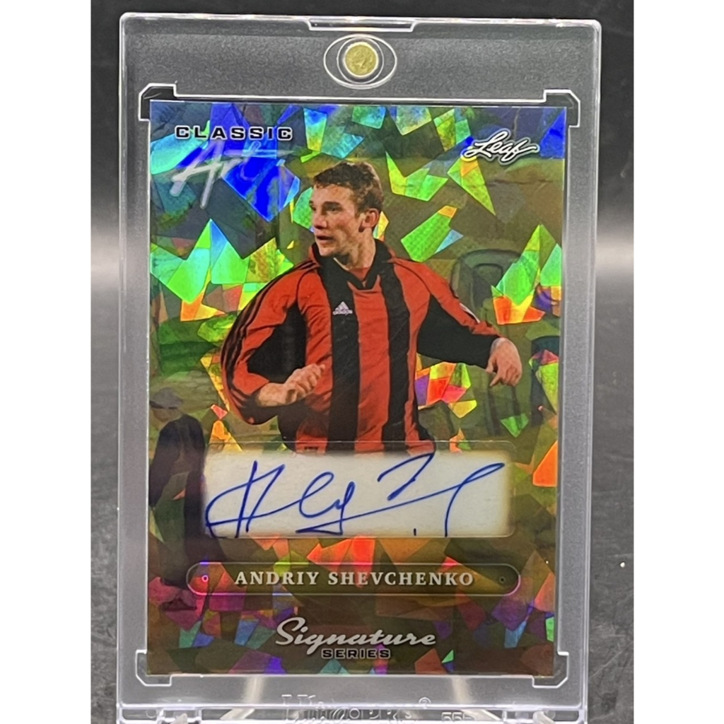 2025 Leaf Classic Art Signature Series Andriy Shevchenko 1/1 Autograph Soccer Legend