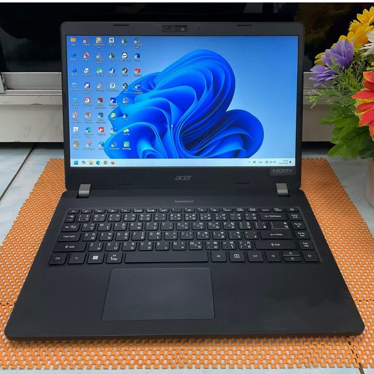 Notebook Acer Travel Mate P214 หน้าจอ 14 นิ้ว  Intel Core i5-1135G7 มือสอง เครื่องพร้อมใช้งาน ฟรี Mo