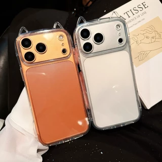 case 17promax เคสใสหูเเมว เคสนิ่ม สำหรับ ไอโฟน 17 pro max 17pro 17promax 17air for iphone17/pro/max