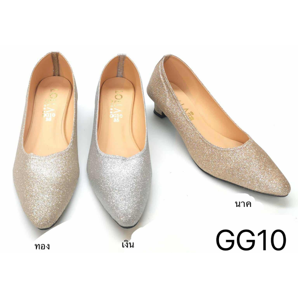 รองเท้าคัทชูแฟชั่น หนังนิ่ม พื้นิ่ม ใส่สบายมาก ราคาไม่แพง