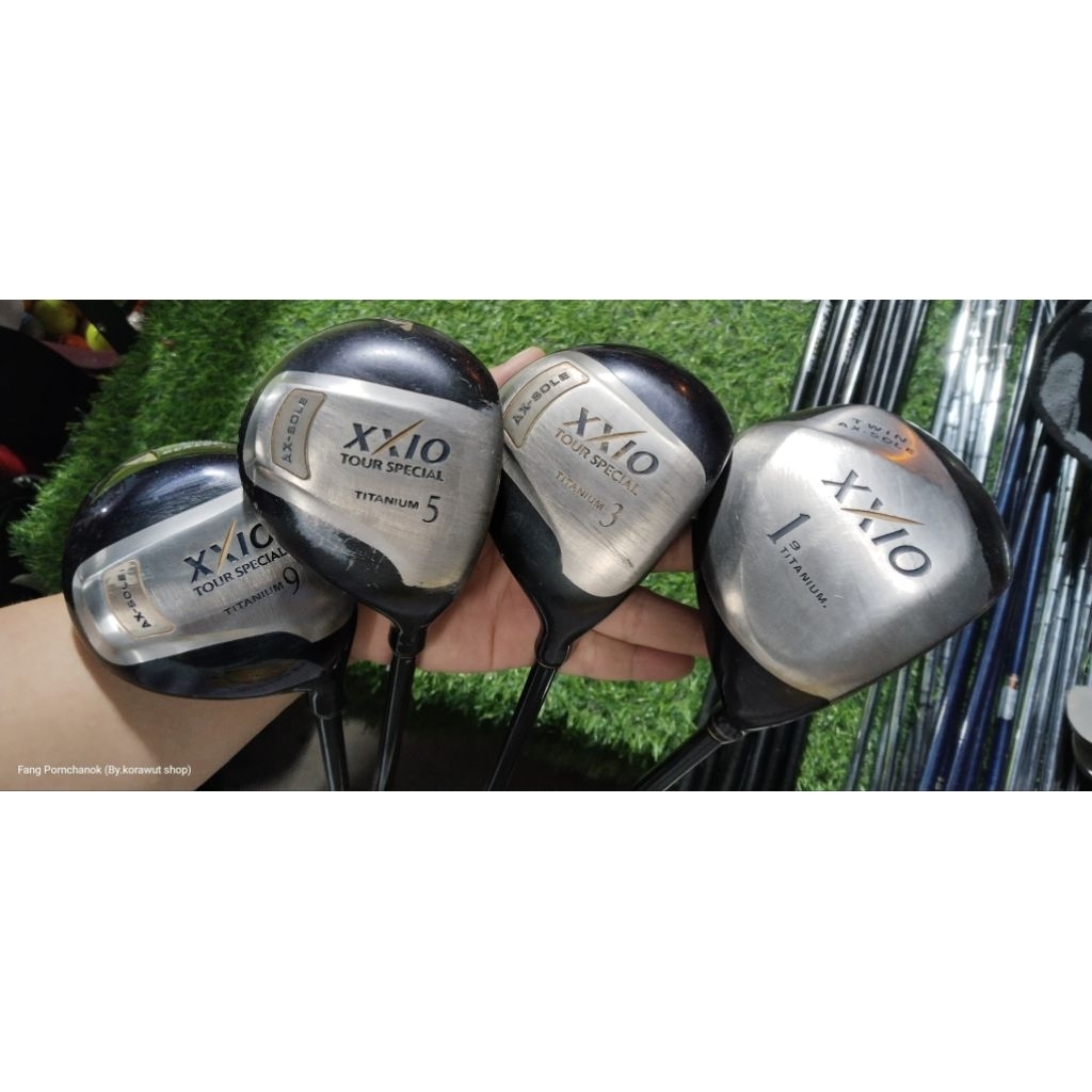 ไม้กอล์ฟมือสอง ชุดหัวไม้ XXIO FLEX-R ,( Driver -FW3-FW5-FW9) ไม่บุบไม่แตก พร้อมใช้งาน
