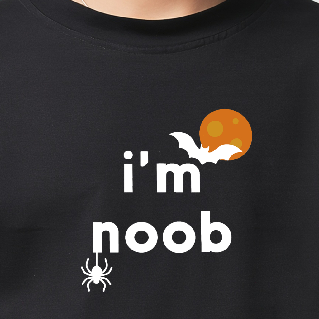✨【จัดส่งภายใน 24 ชั่วโมง】 Halloween 2025 เสื้อยืด I'm noob คอลเลคชั่นใหม่ เสื้อ เสื้อยืด oversize เสื้อยืดผู้หญิง 10.28 - รูปที่ 2