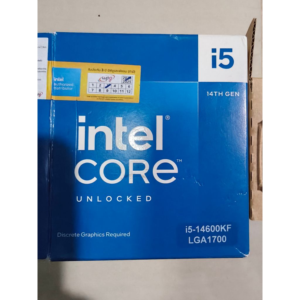 CPU INTEL I5 14600KF มือสอง ประกัน WPG