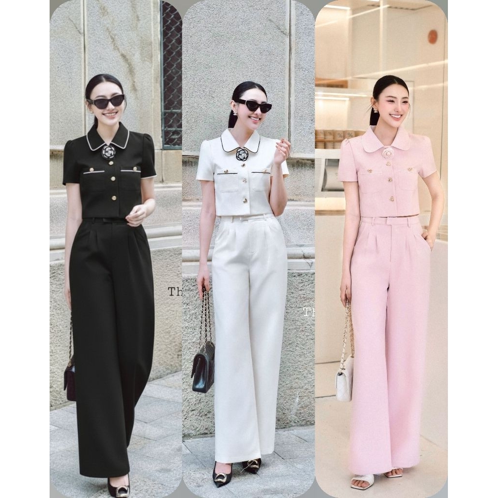 The gallery ● ชุดเซ็ตเสื้อแขนสั้น+กางเกงขายาว