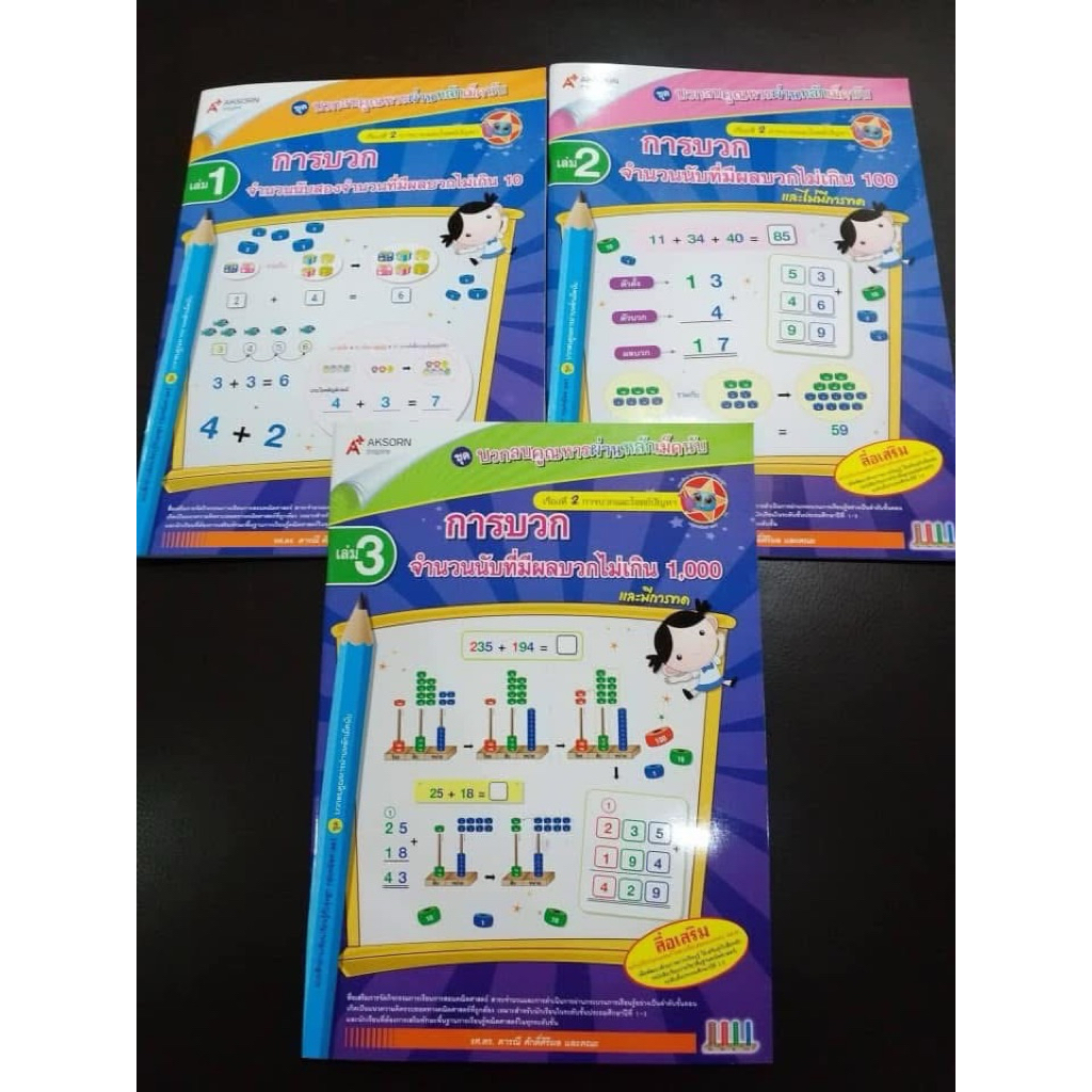 แบบฝึกอ่านเขียนเรียนรู้คณิตศาสตร์กับลุงฮูก สำหรับเด็ก LD ชุดการบวกและโจทย์ปัญหา