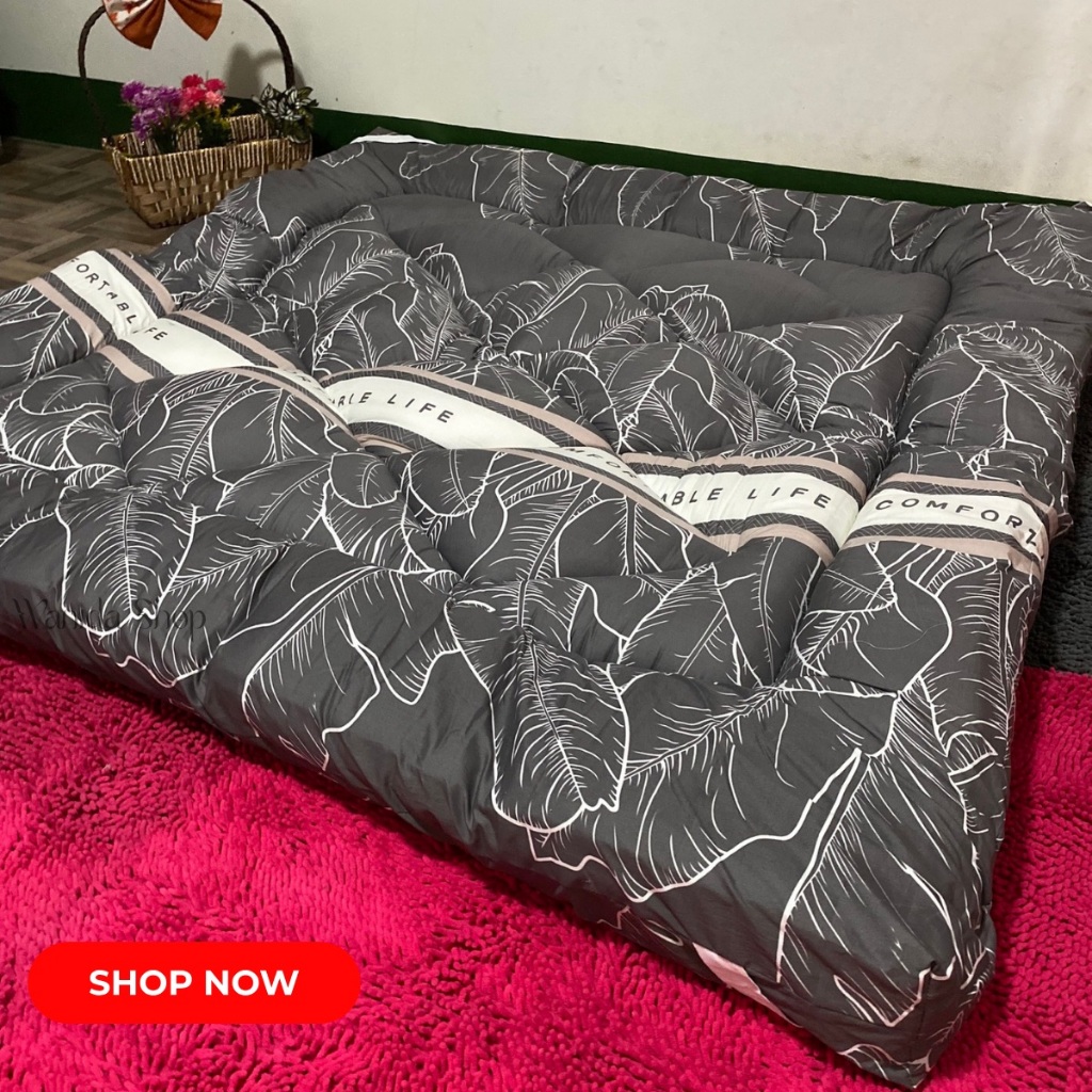 ท็อปเปอร์ที่นอน หนา 8 นิ้ว 3.5/5/6 ฟุต ใย 4 ชั้น รองรับสรีระ เกรดโรงแรม นุ่ม นอนสบาย ไม่ดูดความร้อน