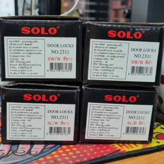 SOLO กุญแจประตูบานเลื่อน กุญแจประตูกระจกอลูมิเนียม โซโล NO.2311 สำหรับติดตั้งประตูบานเลื่อน บานสวิง แท้100