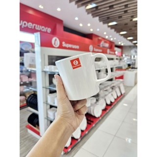 Superware ถ้วยน้ำเมลามีน มีหู 3.5 นิ้ว C342-3.5 ครีมขาว #ทวี…