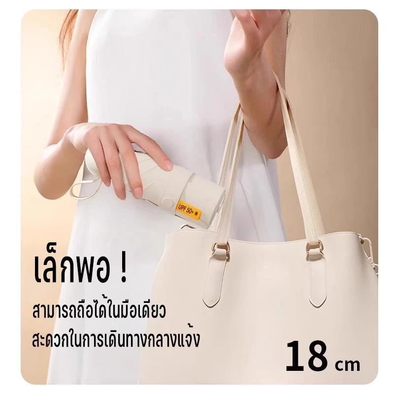 ร่มแคปซูล ร่มพับพกพา กัน UV thumbnail 5