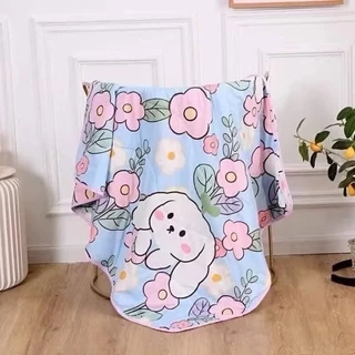 🎨🧣 มาใหม่ ผ้าห่มเด็ก ลายการ์ตูนสุดน่ารัก ผ้าอย่างดีขนาด110*140