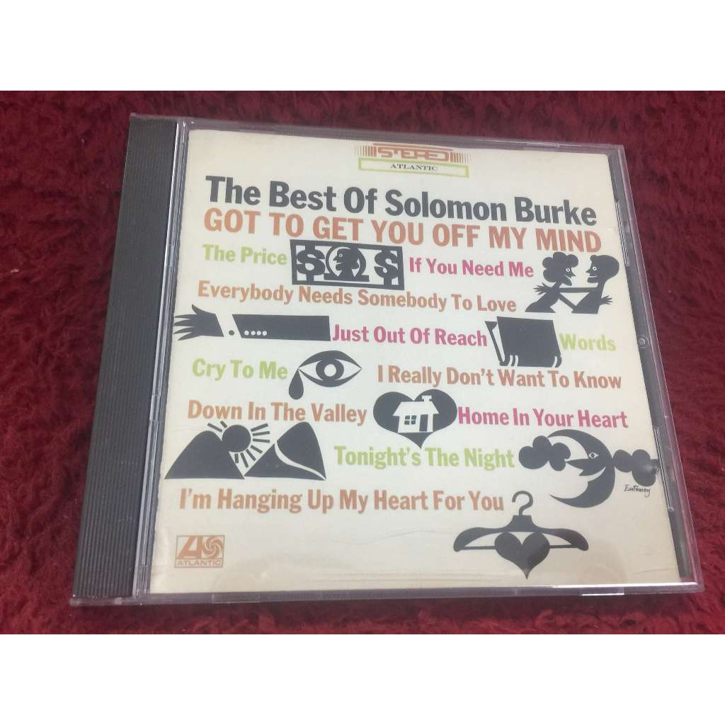 CD Solomon Burke – The Best Of Solomon Burke สภาพตามรูปปก ZA150-140