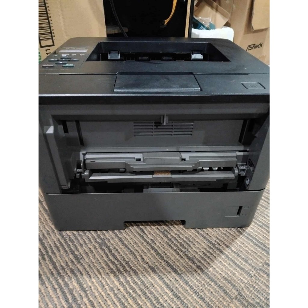 เครื่องปริ้นเลเซอร์ Brother HL-L5100DN ตลับหมึกใหม่+DRUM ตําหนิไม่มีฝาหน้าตามภาพ มือสอง เทสก่อนส่ง