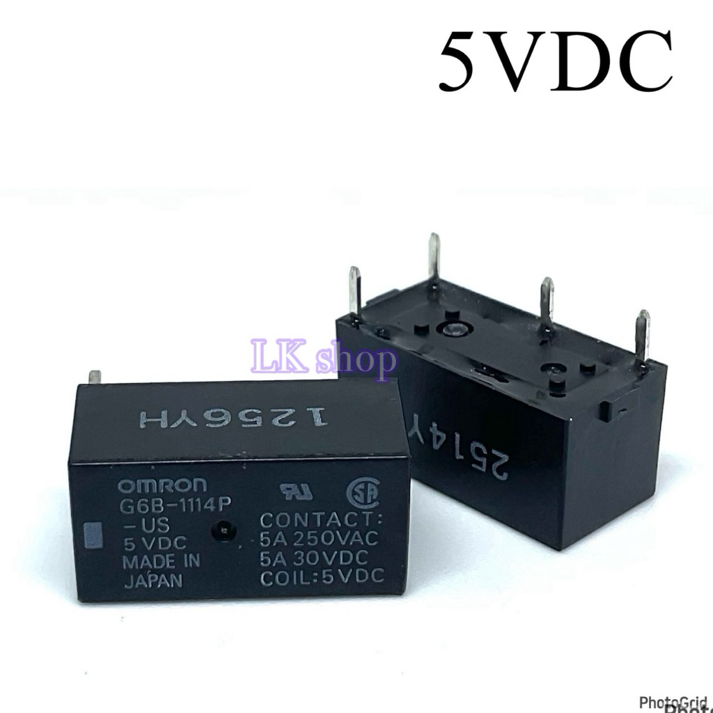 รีเลย์ G6B-1114P-US 5VDC 24VDC relay G6B พร้อมส่ง ของใหม่