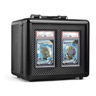กระเป๋าเก็บการ์ด 2ช่อง และ3ช่อง TSA Lock เก็บการ์ดเกรด PSA BGS Slab การ์ดสะสมต่างๆ พร้อมฝาครอบโปร่งใส