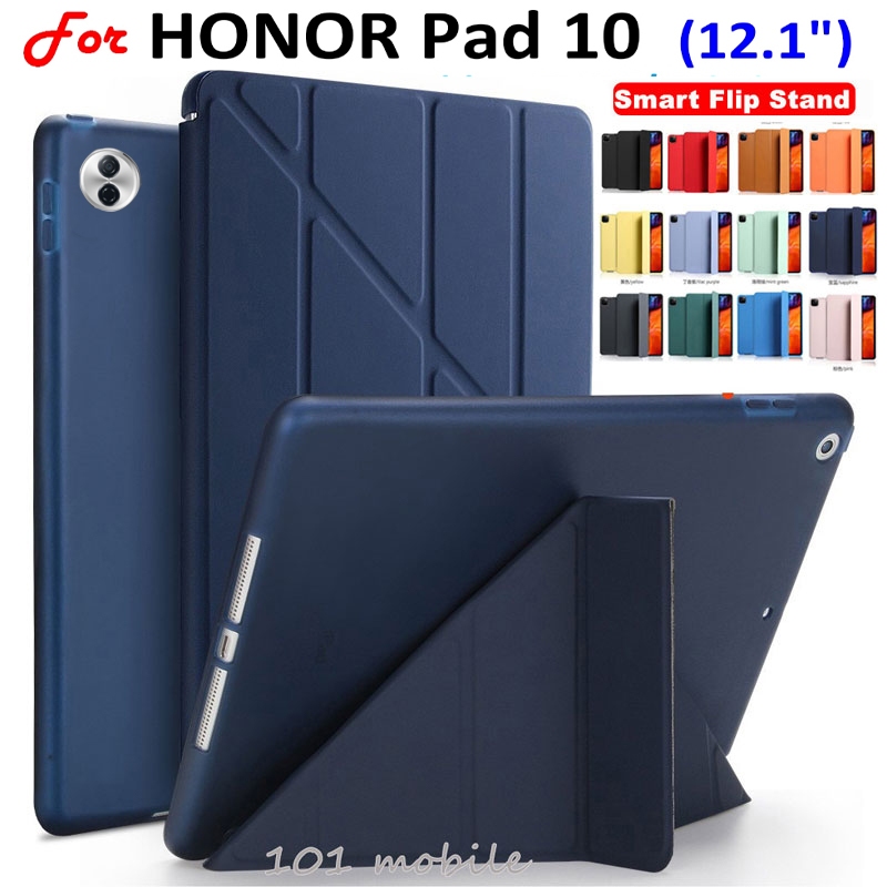 005.เคสฝาพับ แกนY สำหรับ HUAWEI Honor Pad 9 12.1 2024 Honor Pad X8a X9a X9 Honor Pad 10 12.1 มีช่องใส่ปากกา เคสกันกระแทก