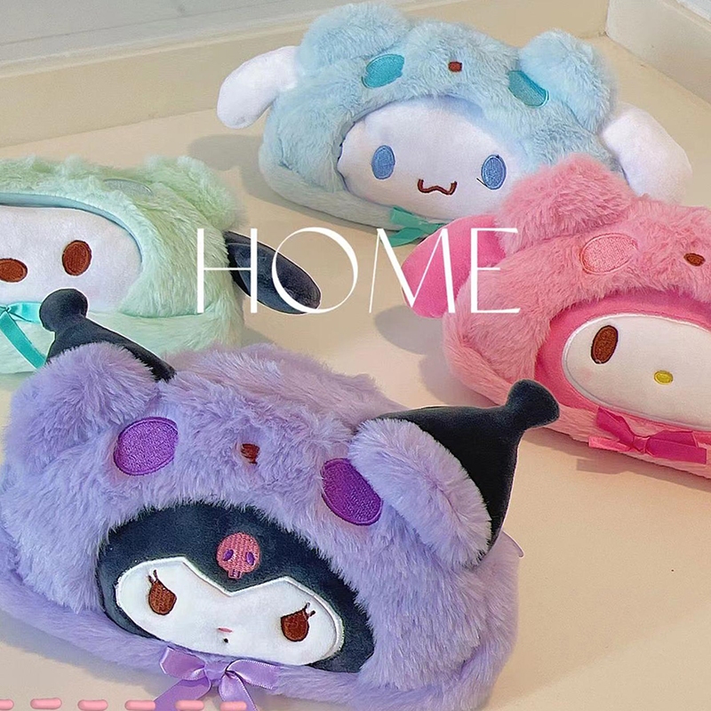 กระเป๋าใส่ดินสอ Kuromi ตุ๊กตาสุดน่ารัก กระเป๋าใส่ดินสอ และ My Melody ลายการ์ตูนเด็กผู้หญิง กระเป๋าใส่เครื่องเขียนความจุข - รูปที่ 5