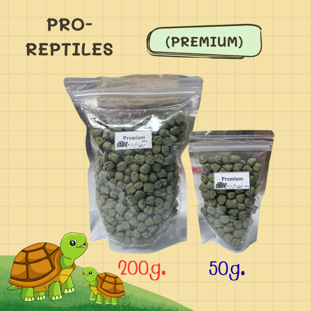 Pro-Reptiles​ อาหารเต่าบก สูตร Original ขนาด 5, 10 กิโลกรัม