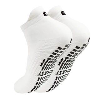 Socksy ถุงเท้าออกกำลังกาย มีปุ่มกันลื่นและปุ่ม Back tab กันเสียดสีหลังเท้า (แพ็ค 1 คู่) รุ่น FV-0001